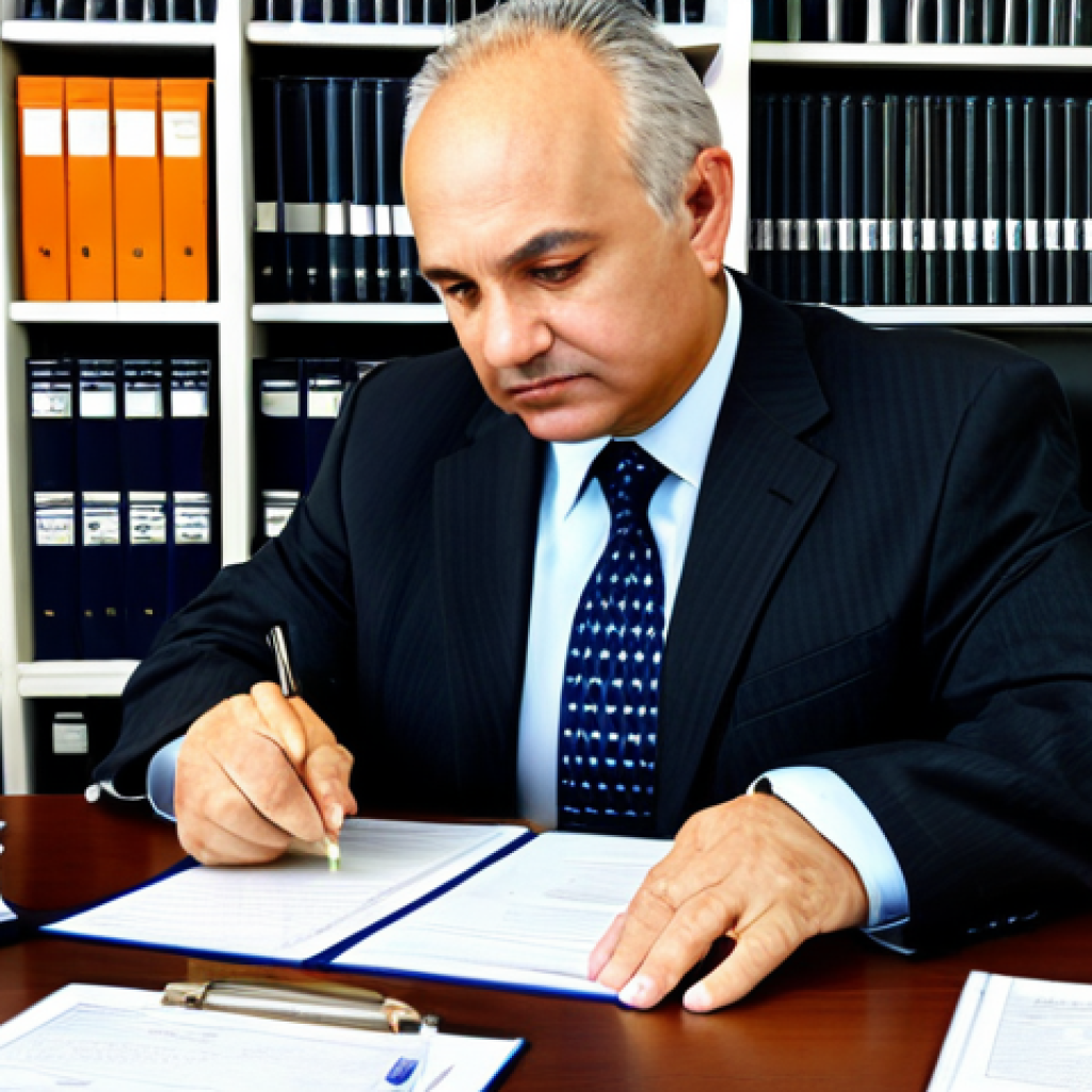 Patent Attorney at Work**
"A professional patent attorney, fully clothed in a modest business suit, working at a modern computer in a bright and organized office, reviewing patent databases online, surrounded by neatly organized files and bookshelves, appropriate attire, safe for work, perfect anatomy, correct proportions, professional, well-formed hands, proper finger count, natural body proportions, high-quality rendering, family-friendly."
**