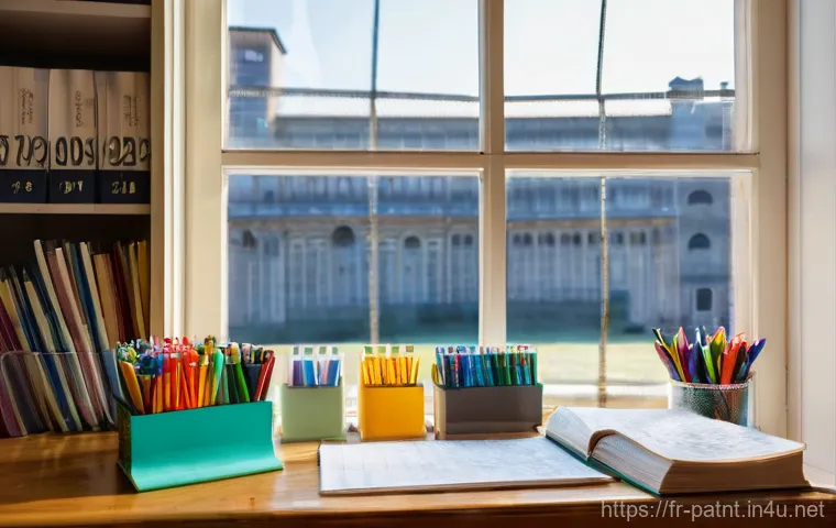 변리사 시험 준비 과정에서의 꿀팁 - Image Prompt 1: The Strategic Planner's Sanctuary**